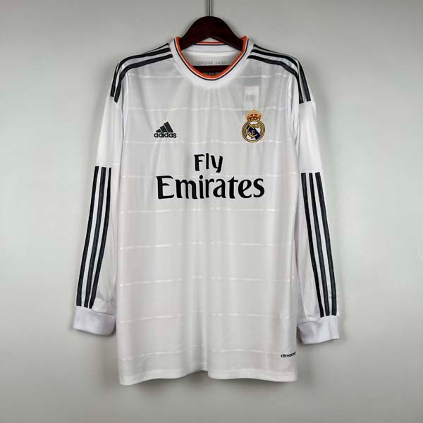 Tailandia Camiseta Real Madrid 1ª ML Retro 2013 2014